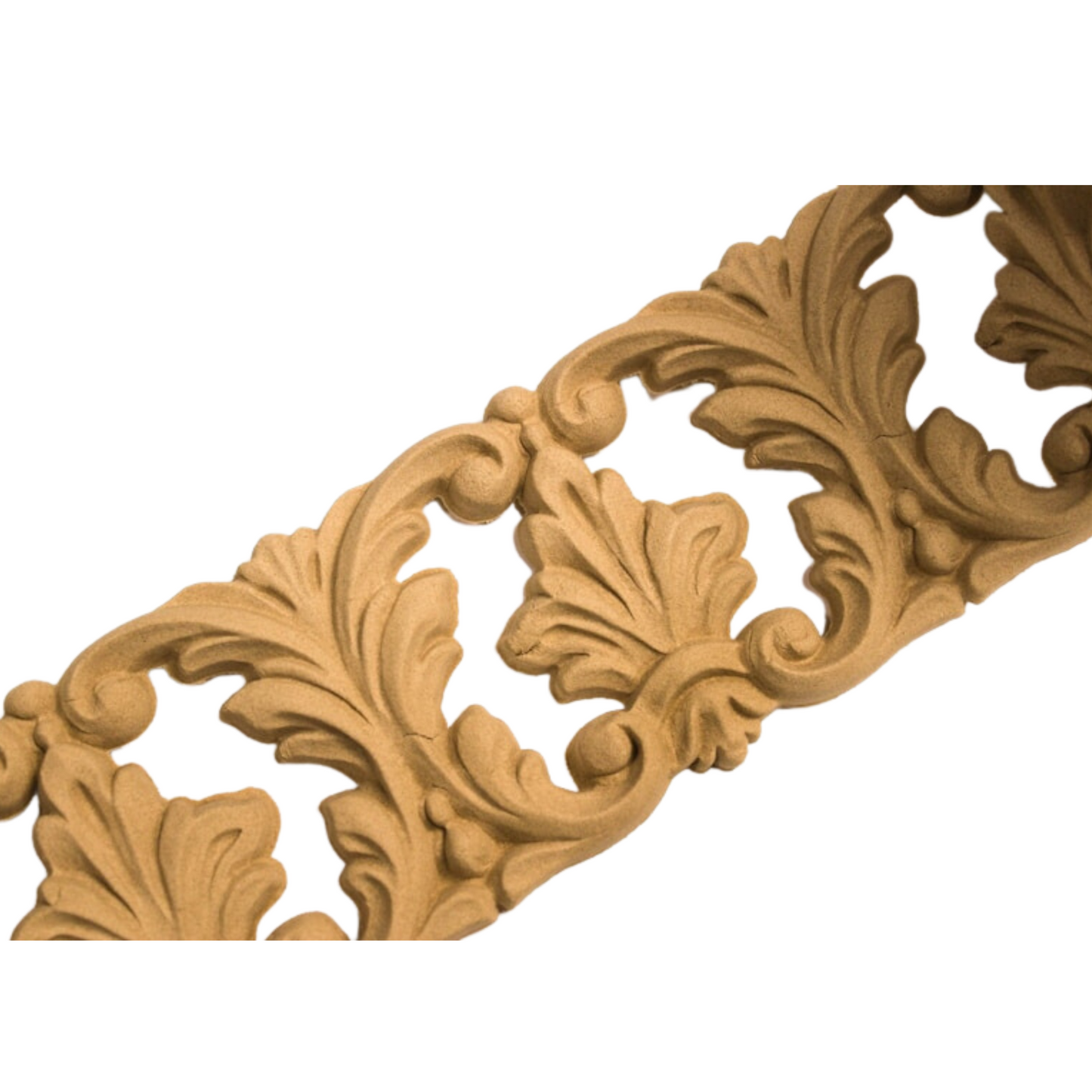 Fleur de Lis Medium Trim Wood Composition IFW 4180 by iFlex Wood Products