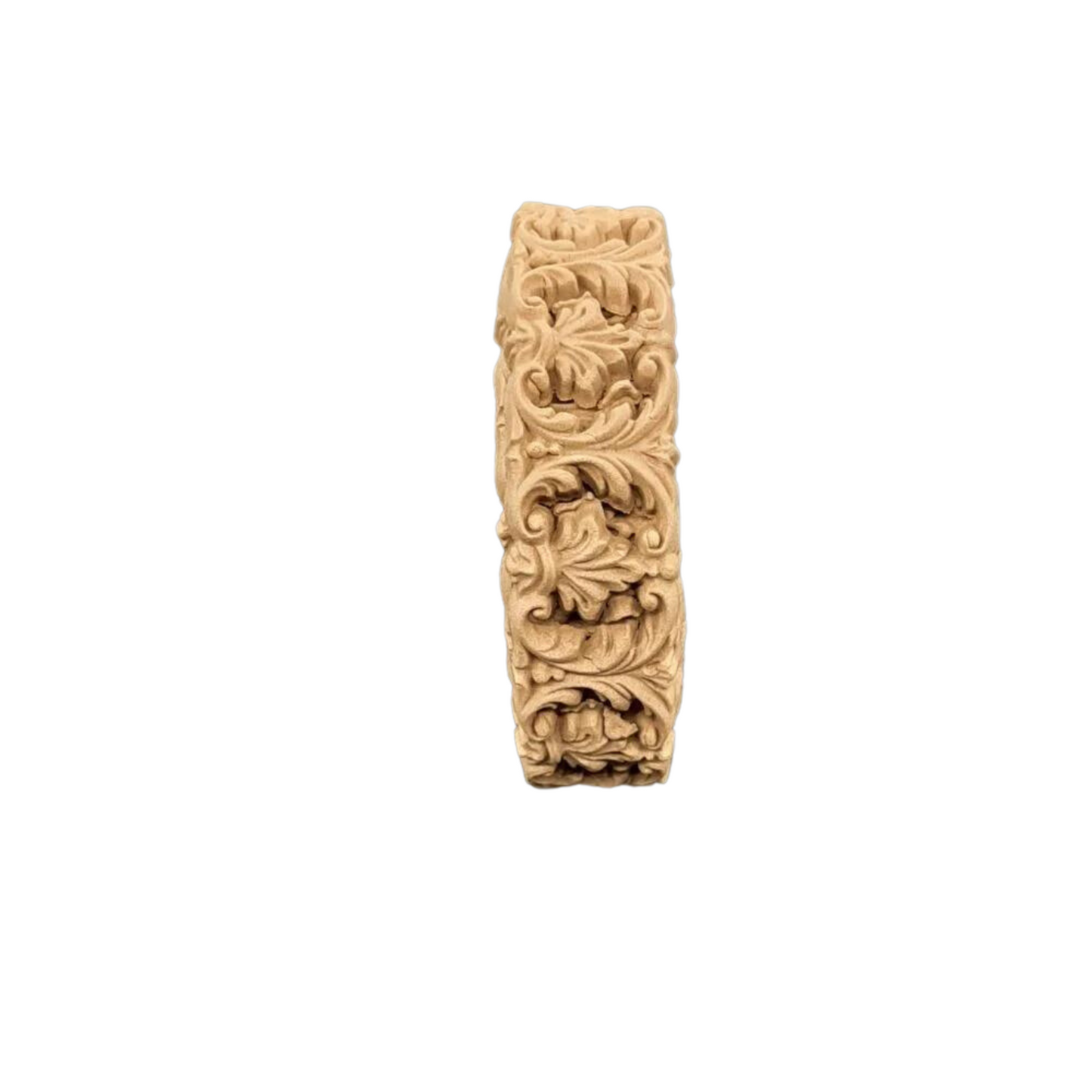 Fleur de Lis Medium Trim Wood Composition IFW 4180 by iFlex Wood Products
