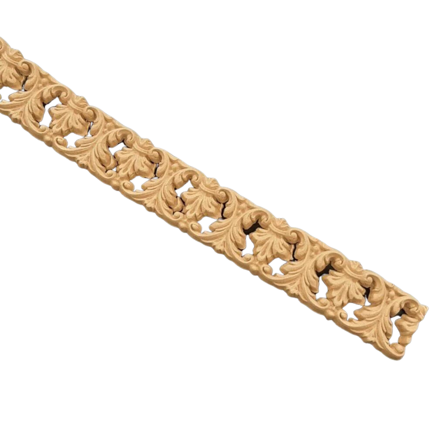 Fleur de Lis Medium Trim Wood Composition IFW 4180 by iFlex Wood Products