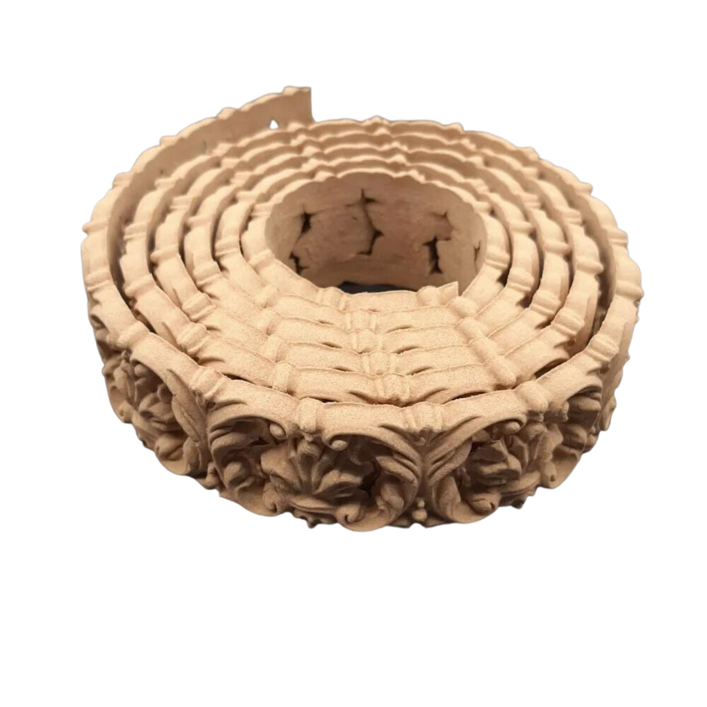 Fleur de Lis Medium Trim Wood Composition IFW 4180 by iFlex Wood Products