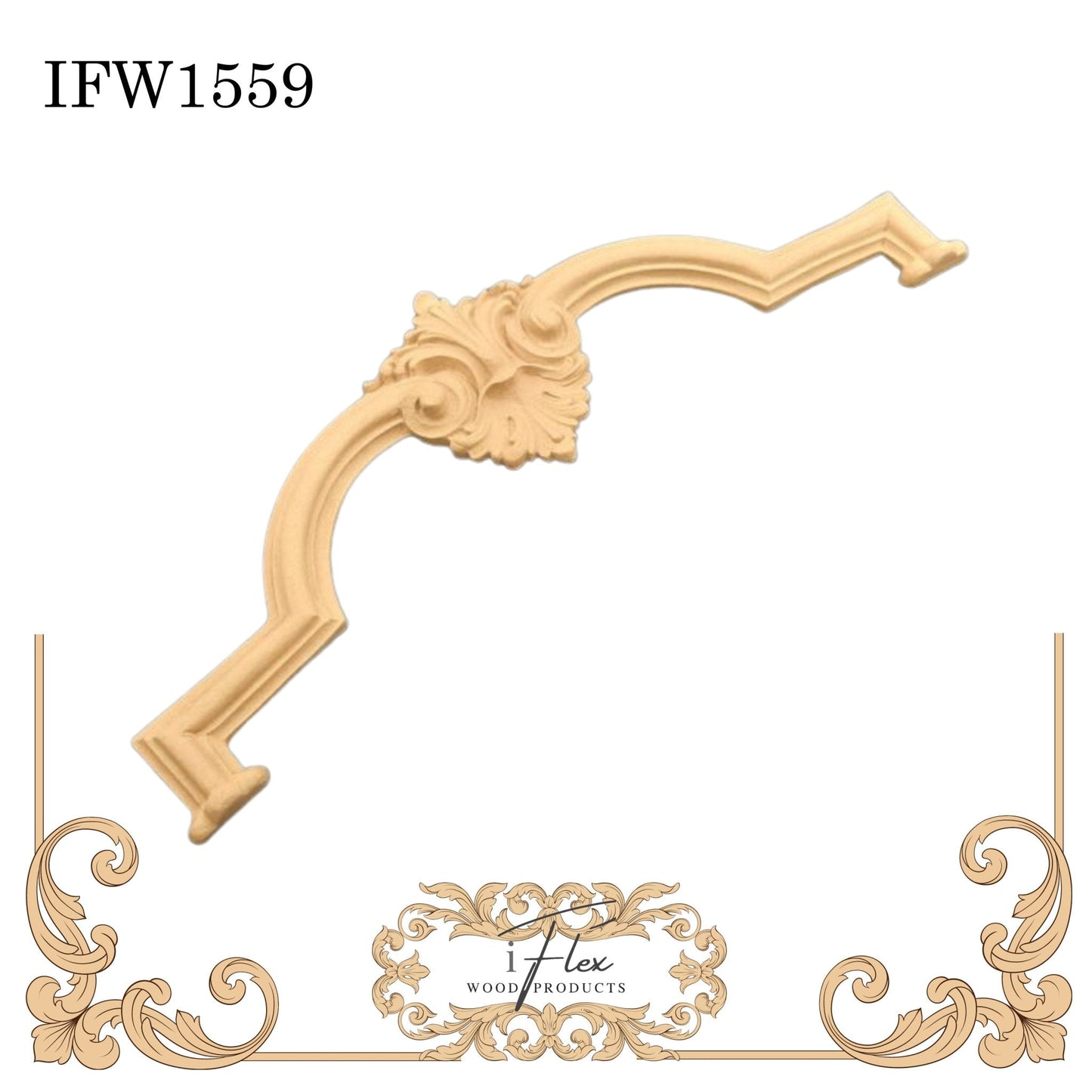 Decorative Center Applique IFW 1559