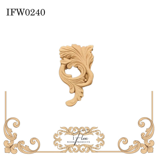 Corner Leaf Scroll IFW 0240