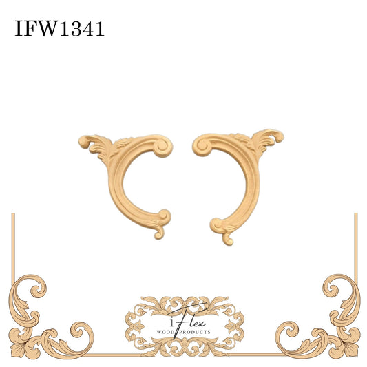 Corner Scroll Applique IFW 1341