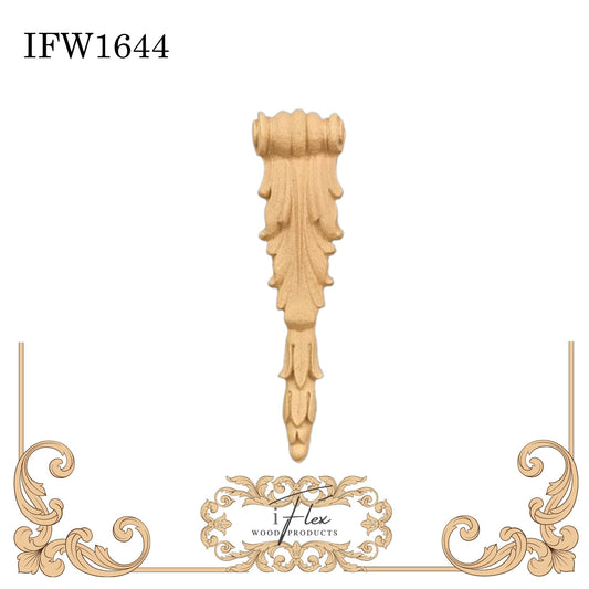 Decorative Drop Acanthus Applique IFW 1644
