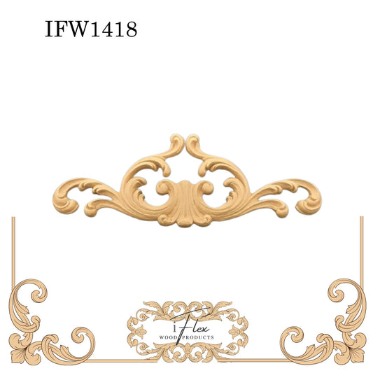 Decorative Scroll Plume IFW 1418