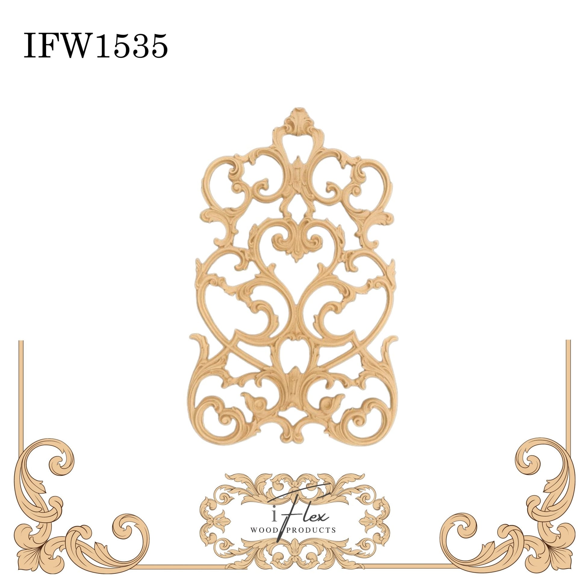 Decorative Tile Applique IFW 1535
