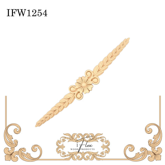 Flower Centerpiece Moulding IFW 1254